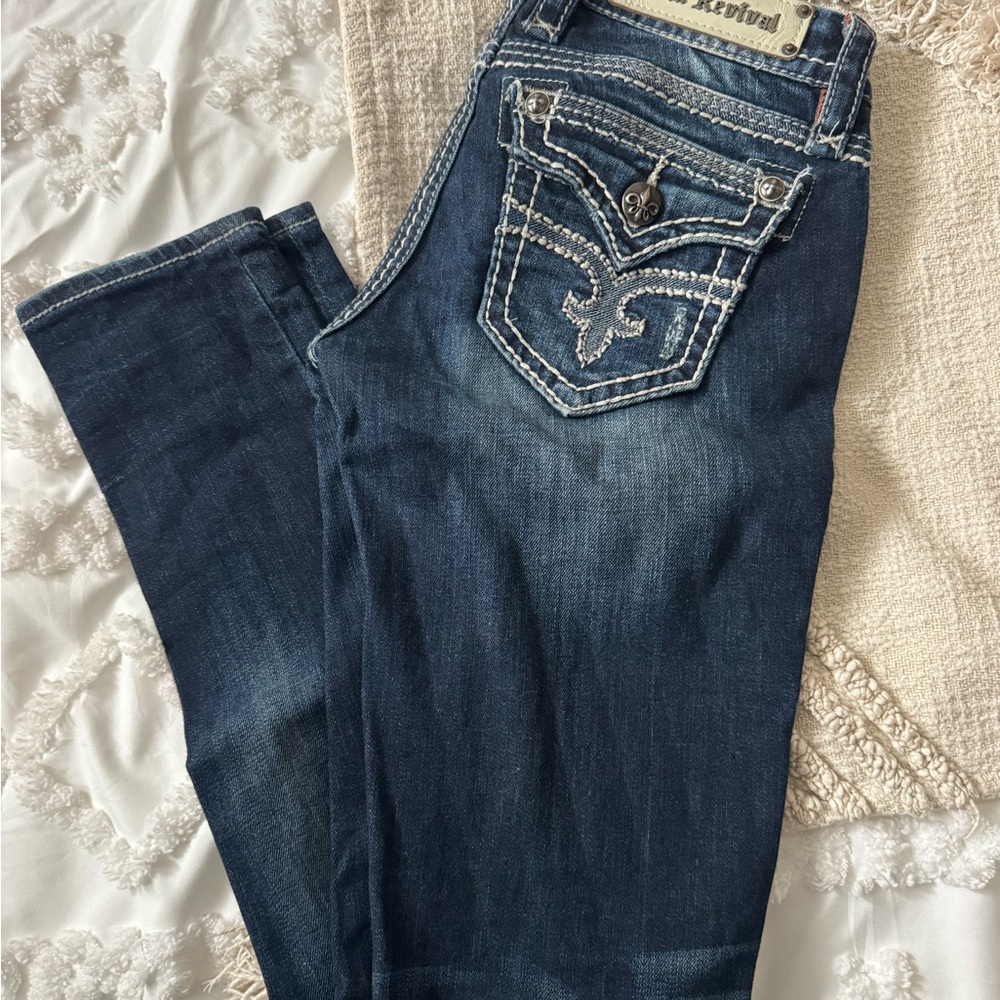 Rock Revival Dark Blue Boot Cut Jeans